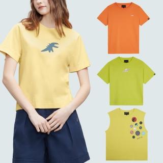 【agnes b.】sport b. 女款 Dino 恐龍短袖上衣(多款任選)