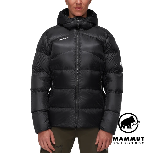 Mammut 長毛象 Taiss Pro IN Hooded Jacket AF Men 專業防風防潑水羽絨外套 黑色 女款 #1013-03320