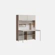 【DESKER】DESK SET 韓國設計監製 1400型 五層書桌組 140*60*174cm（收納型含燈）(辦公桌/專人組裝)