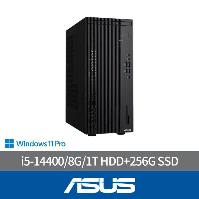 【ASUS 華碩】i5十核商用電腦(D500MER/i5-14400/8G/1T HDD+256G SSD/W11P)