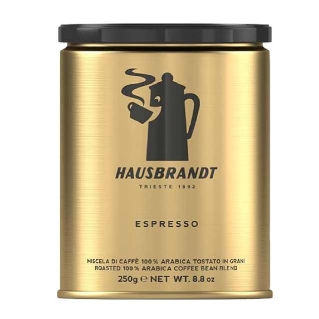 【HAUSBRANDT】經典義式咖啡豆  共1罐(250g/罐裝)