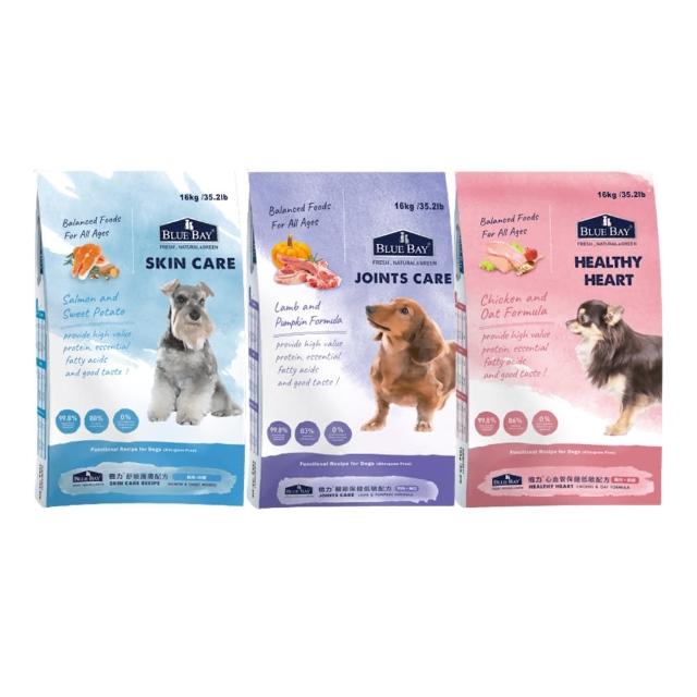 【Blue Bay 倍力】S30狗飼料 鮭魚/雞肉/羊肉 15kg(低敏護膚、心血管保健、關節保健、犬乾糧)