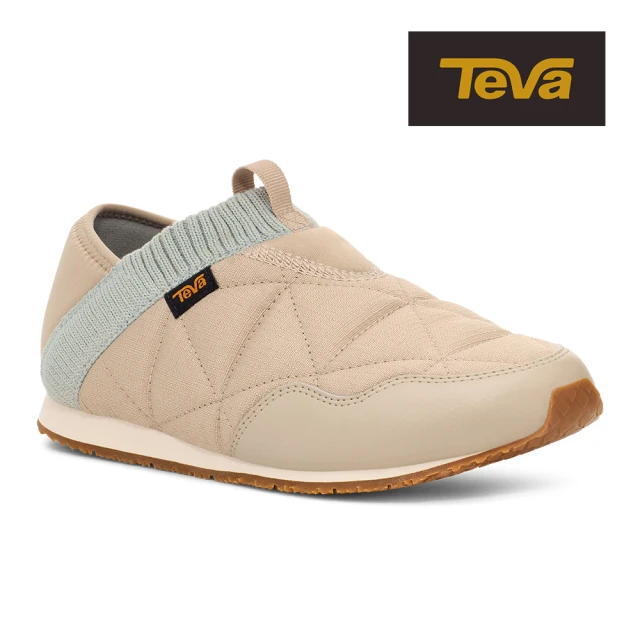 TEVA 女麵包鞋 兩穿式防潑水 保暖 菠蘿麵包鞋/休閒鞋/懶人鞋 ReEmber 原廠(寧靜灰棕-TV1125471STY)