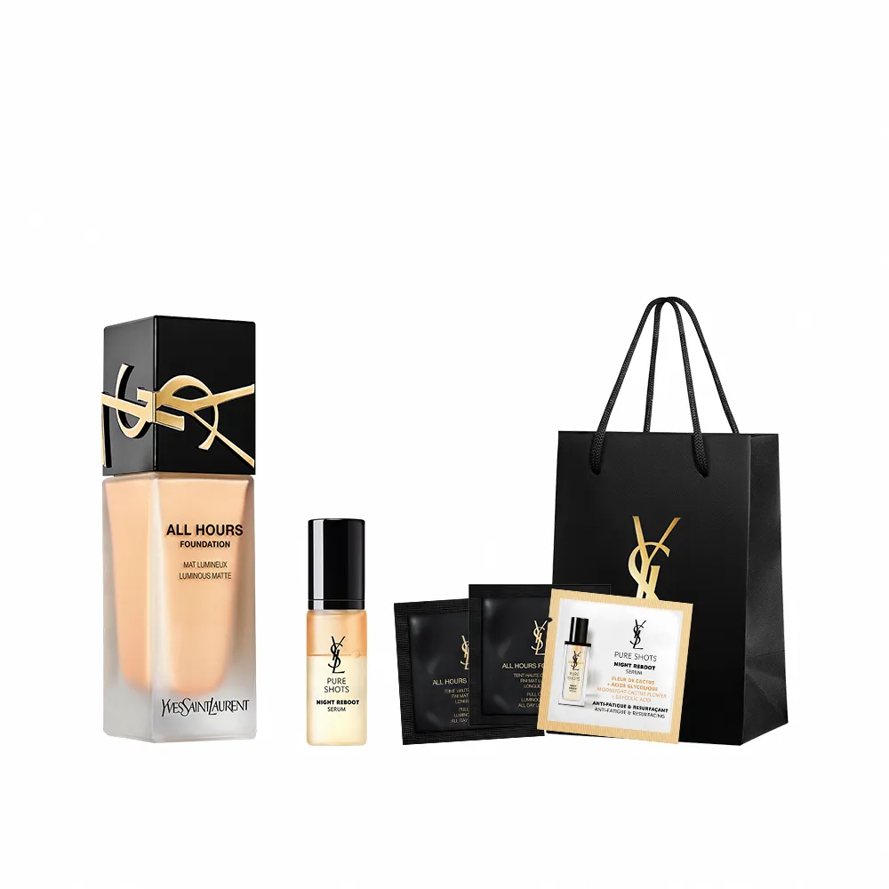 【YSL】官方直營 恆久完美無瑕持妝粉底SPF39/PA+++ 25ml(午夜粉底 任選1款)