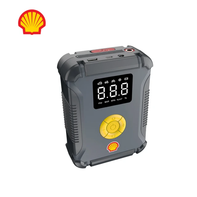 SHELL 殼牌 4合1汽車急救電源打氣機SL-AC002JP