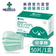 【MEDTECS 美德醫療】美德醫用口罩4盒 50片/盒(成人口罩/小臉口罩/大兒童口罩)