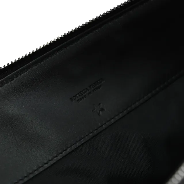 【BOTTEGA VENETA 寶緹嘉】簡約經典手工編織小牛皮商務包電腦包萬用包(黑)