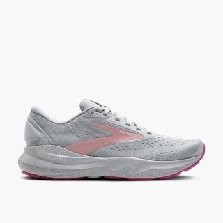 【BROOKS】Adrenaline Gts 24 女 慢跑鞋 運動鞋 寬楦 避震緩衝 灰粉(1204262E019)
