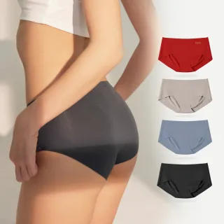 【MarCella 瑪榭】4件組-輕薄抗菌無痕內褲-完美無痕(痕隱型/無痕內褲/抗菌內褲/女內褲)