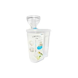 【inomata】日本 冷藏庫米桶 2kg 附量杯(收納/平輸商品)