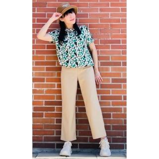 【JIN HWA 今譁】☆☆《促銷款*買一送一》☆☆ OL韓版時尚彈力涼感紗闊腿九分寬管褲U6821(涼感紗 寬管褲)