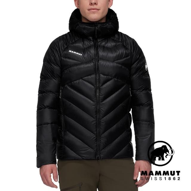 【Mammut 長毛象】Taiss IN Hooded Jacket Men 輕量防風防潑水羽絨外套 黑色 男款 #1013-03280