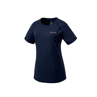 【Mountneer 山林】女透氣排汗抗UV上衣-深藍-51P16-88(T恤/女裝/上衣/休閒上衣)