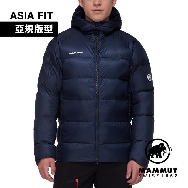 【Mammut 長毛象】Taiss Pro IN Hooded Jacket AF Men 專業防風防潑水羽絨外套 海洋藍/黑 男款 #1013-03300