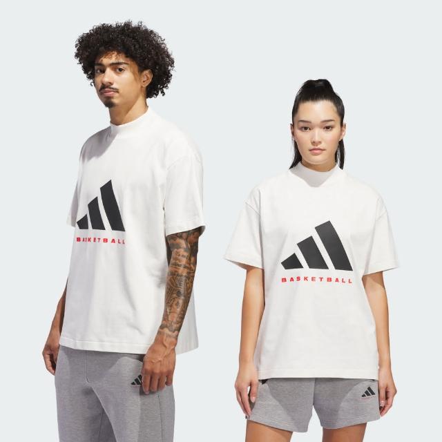 【adidas 愛迪達】短袖上衣 T恤 男/女 JE3762