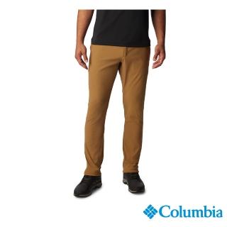 【Columbia 哥倫比亞】男款-UPF50防潑長褲-棕色(UAE59700BN/IF)