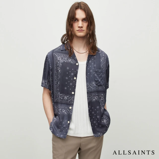 ALLSAINTS TIKAL 夏威夷花襯衫 MS199Y(舒適版型)