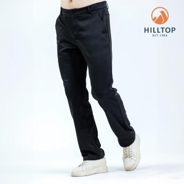 【Hilltop 山頂鳥】WINDSTOPPER防風透氣保暖長褲 男款 黑｜PH31XMO6ECA0
