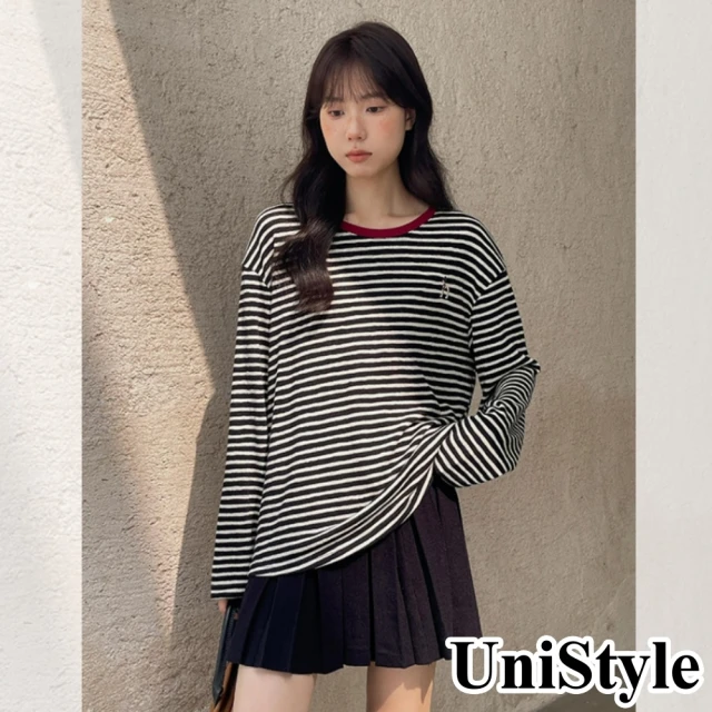 UniStyle 純色長袖襯衫 韓版呼吸感霧面水洗棉上衣 女