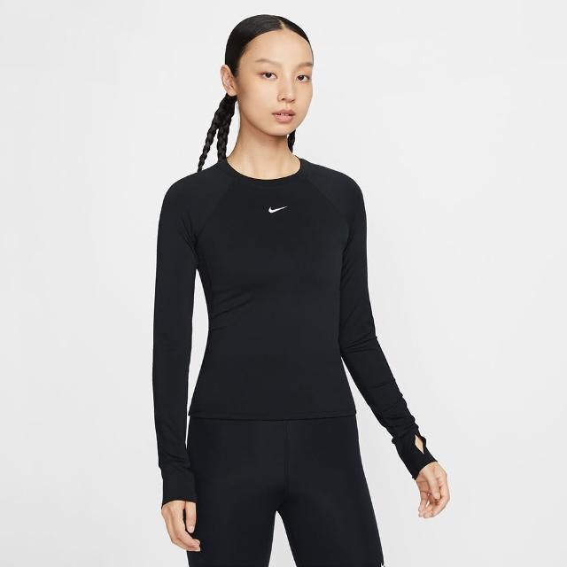 【NIKE 耐吉】長袖上衣 女款 運動 AS W NK PRO DF LS BASELAYER 黑 FV7846-010