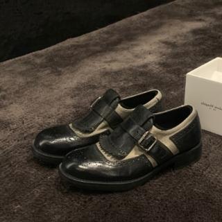 【JP Queen New York】英倫風流蘇雕花女款粗跟皮鞋牛津鞋(2色可選)