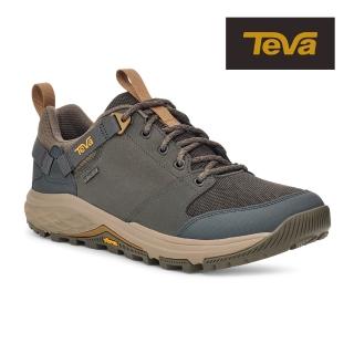【TEVA】男登山鞋 Gore-tex防水 黃金大底 低筒登山鞋 Grandview GTX Low 原廠(暗影棕藍-TV1134094DGC)