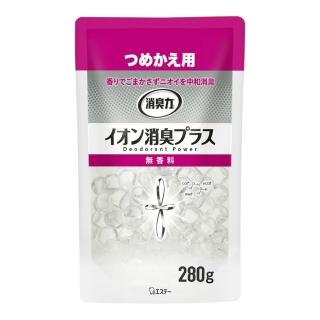 【雞仔牌】日本 消臭力 三重離子消臭晶球補充包 280g-無香(2入組/除臭/去味/平輸商品)