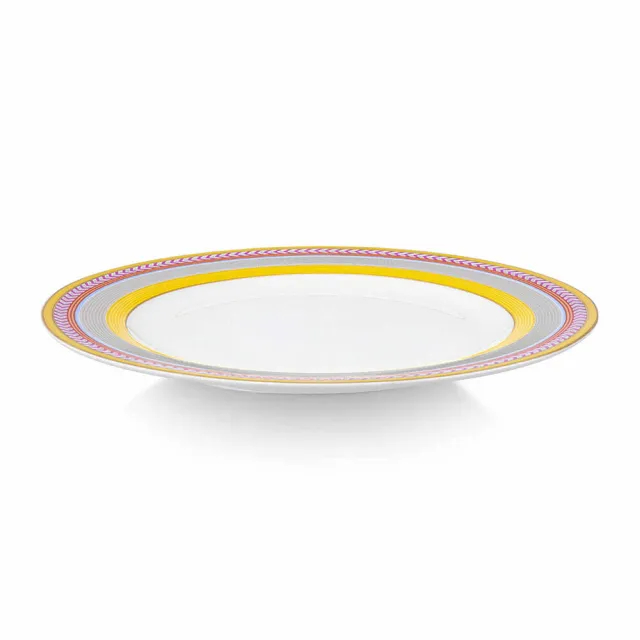 【PIP STUDIO】Chique Stripes 餐盤23cm-黃