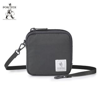 【PORTER INTERNATIONAL】機能輕靚MID零錢包(灰)
