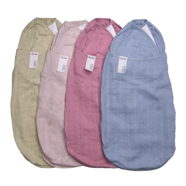 【Swado】全階段靜音包巾-竹纖維棉紗布款-杏仁米(防驚嚇反射/有效安撫/防踢被/肚圍/階段性調整)