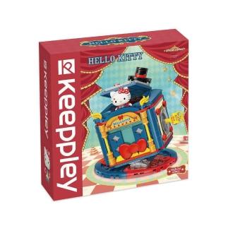 【ToysRUs 玩具反斗城】Qman Keeppley 三麗鷗 馬戲團系列 Hello Kitty(兒童 玩具 積木 模型)