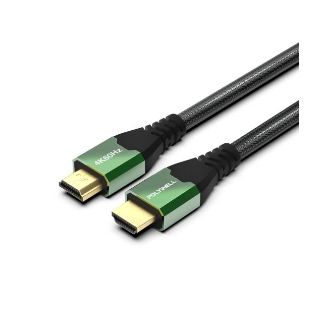 【POLYWELL】HDMI 2.0影音傳輸線 4K60Hz /10米