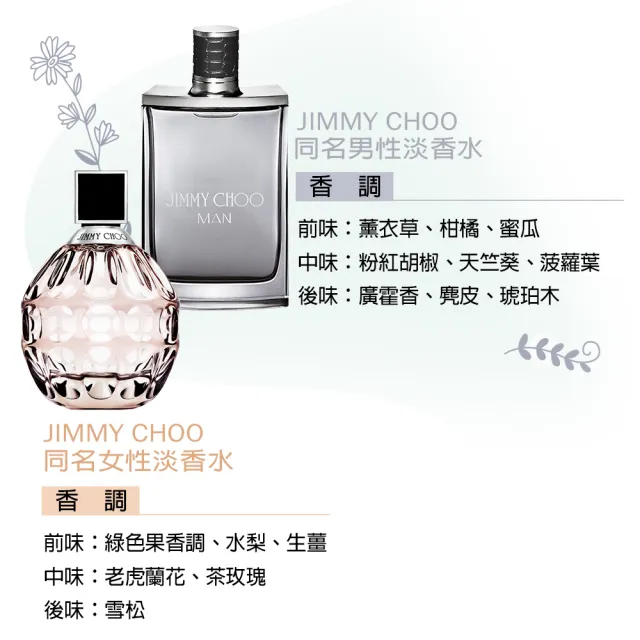 【JIMMY CHOO】同名男性淡香水30ml(專櫃公司貨)