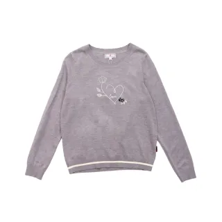 【SCOTTISH HOUSE】花朵愛心長袖上衣-黃/灰CHUB1418