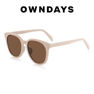【OWNDAYS】個性方形墨鏡(SUN8008B-3S C3)