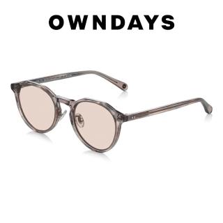 【OWNDAYS】百搭框款墨鏡(SUN2100T-2S C1)