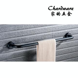 【T7601-1-60】304不鏽鋼霧黑毛巾桿 63cm-單桿(浴巾架.毛巾.毛巾架.置物架.浴巾桿)