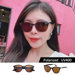 【SUNS】時尚休閒偏光墨鏡 褐棕茶 男女適用 TR90鏡框 Polarized駕駛墨鏡(輕量20g/防眩光/遮陽/抗UV400)