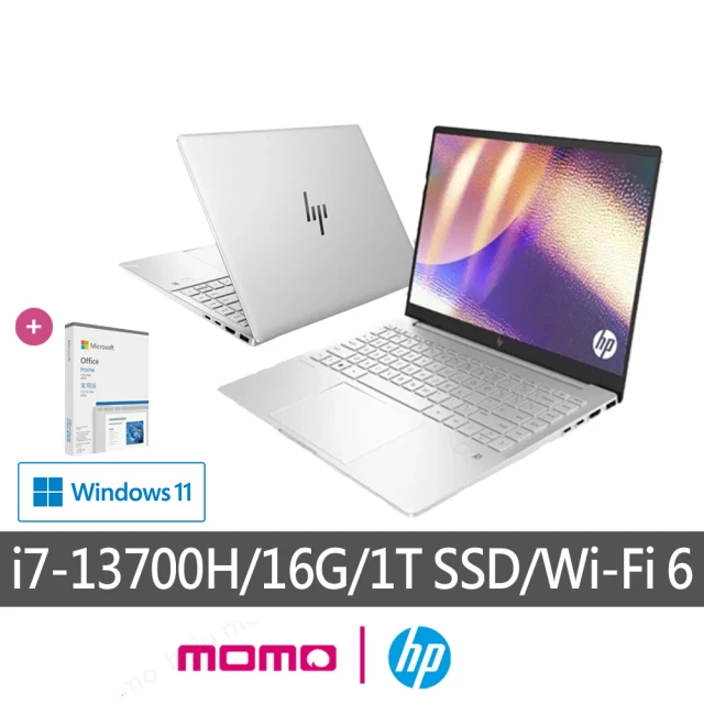 HP 惠普HP 惠普 送超值Office2024★14吋 i7-13700H OLED 輕薄2.8K筆電(14-eh1028TU/16G/1T SSD/W11)