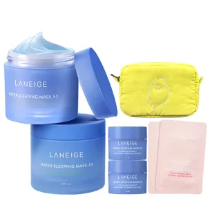 【LANEIGE 蘭芝】超能亮睡美人面膜100ml 2入組(霸容量100ml  加量更划算 官方直營)