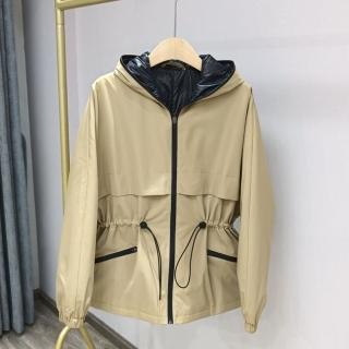 【米蘭精品】現貨+預購 真羽絨90%鴨絨羽絨外套羽絨衣夾克(保暖防水風衣款收腰顯瘦女外套3色74ia28)