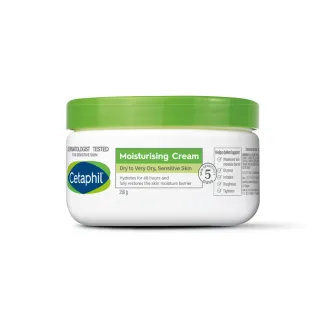 【Cetaphil 舒特膚】官方直營 長效潤膚霜 250g(臉部身體乳霜/敏感肌/保濕/B3/B5/乾燥粗糙)