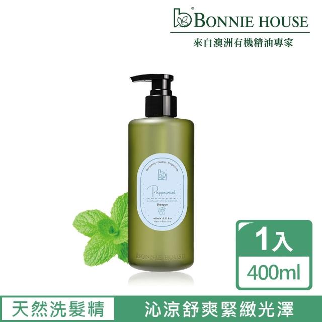 【Bonnie House 植享家】薄荷頭皮沁涼洗髮精400ml