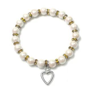 【HEMAKING】黃寶石色黑膽石磁性能量手練(8mm)