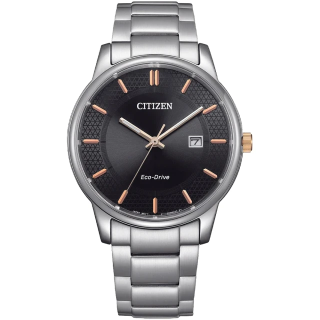 CITIZEN 星辰 光動能簡約大三針男錶-40mm(BM6977-70E)