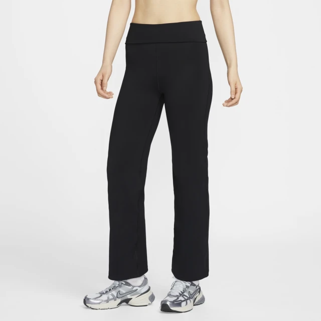 NIKE 耐吉 AS W NK DF ONE HR FLDOVR PANT 女 長褲 運動褲 休閒褲 黑(FV7849010)