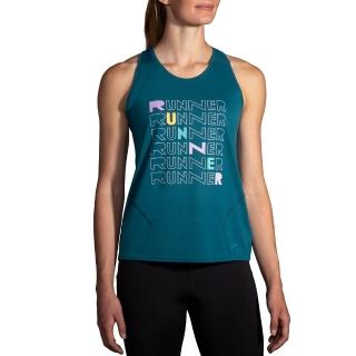 【BROOKS】女 Distance 距離運動背心 3.0 摩洛哥藍/Runner(221670406)