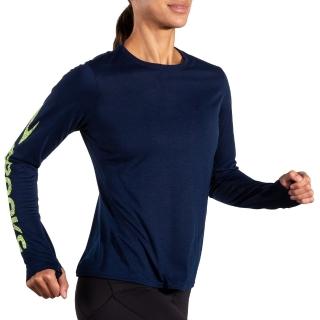 【BROOKS】女 Distance 距離長袖上衣 3.0 海軍藍/Brooks Running(221668472)