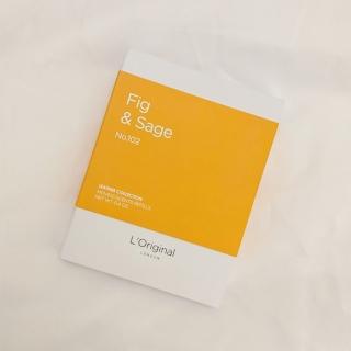 【L‘Original London 洛瑞歐】小羊皮車用香氛片-無花果與鼠尾草-2組(車用香氛、汽車芳香、擴香-平輸)
