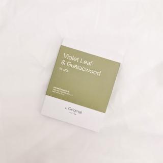 【L‘Original London 洛瑞歐】小羊皮車用香氛片-紫羅蘭葉與愈創木-2組(車用香氛、汽車芳香、擴香-平輸)